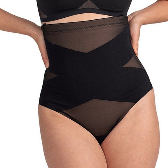 HONEYLOVE SuperPower Shaping Thong Runway Black Shapewear LARGE NWT - Picture 1 of 8